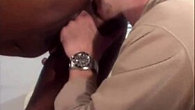 Can This Skinny Ebony Teen Handle A White Dude's Bang?