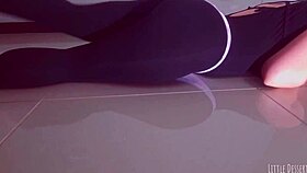 Girlfriend bounces her round ass for him