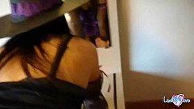 i ripped her clothes and creampied her tight pussy for halloween