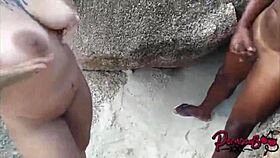 On galheta beach, we witnessed an intense interracial suruba with voyeur vibes