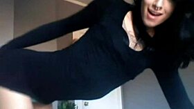 Watch a deep throat for a stunning transwoman