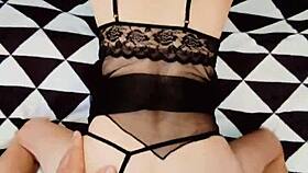 pov view of teacher in a private lesson, bending over