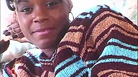 A threesome fetish with ebony and cum in assfucking and double penetration.