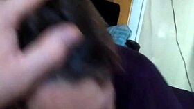 girlfriend passionately sucking my cock