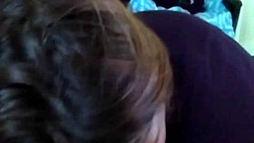 girlfriend passionately sucking my cock