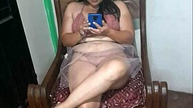 Milf ass massage session three - flashing for the voyeur?