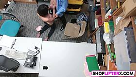 hot teen penelope gets fucked for theft in the office with a big cock 😏