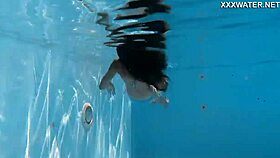 Is this Iranian sexy milf in the shower teasing you?