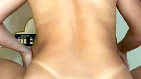 Dani Motta takes her big brazilian ass until he creampies