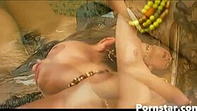 sara lemos flaunts pussy on beach