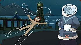 this anime hentai features super sexy big tits in the four elements trainer book 4 love part 6.