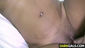 Can this brown cutie Rudy Karmel handle that hard white dick?