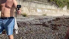 5 guys surround and fuck one lost teen 18+ girl in a wild group session 😈