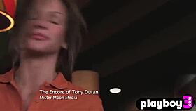 Blonde MILF Kennedy Summers teases in lingerie before stripping