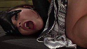 Spiteful domina with strapon