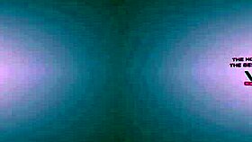 vrhush aften opal rides the tech guy in cowgirl pov, getting a cumshot on her petite tits