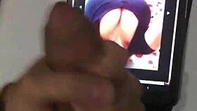 Want to cum tribute for this hot nympho's big tits?