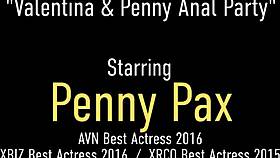 Valentina Nappi And Penny Pax Lick And Ride Thick Dick In Anal Threesome With Stockings