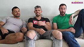 straight guy gets hooked up by his gay friends in spain