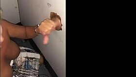 jenny blows fans at gloryhole