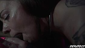 Amanda Panda sucks dick and gets facial