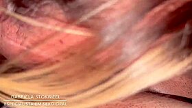 I moaned in pleasure during the deepthroat massage, swallowin cum on my big natural tits before the anal creampie in the bedroom.