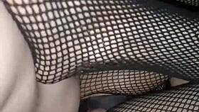 i fucked that 19 year old's feet in fishnet stockings, it was hot