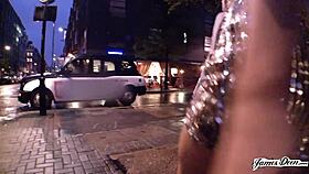 she cums hard while fucked in front of strangers