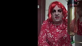 bisexual crossdressing sissy mark wright begs for piss to swallow