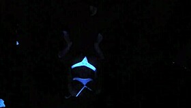 Scarlett Johnson in Intense Blacklight POV Sex with Fetish Elements