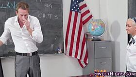 Blonde Teen Fingered Hard Then Fucked