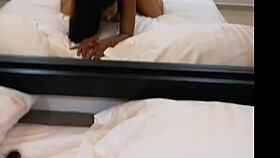 I fulfill my fantasy as an escort, letting my mexican client cum on my face.