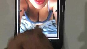 Want to cum tribute for this hot nympho's big tits?