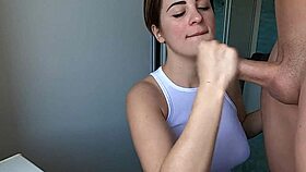 wet stepsis dreams of being a pornstar and greedily sucks my dick