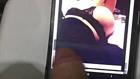 Want to cum tribute for this hot nympho's big tits?