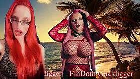 i'm the rich bitch in glasses, commanding you to jerk off as my bdsm slave in this fetish session