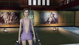 fallout 4 fashion show on the water with cute brunette