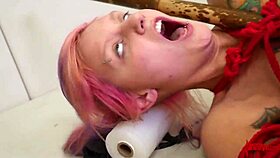 Tangled Tanzi Submits To Rough Double Domination With Anal And Ass To Mouth