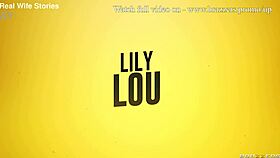 Maddy May and Lily Lou perform double blowjob at Brazzers party