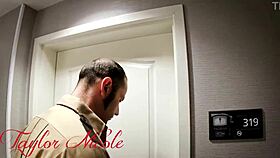 Taylor Nicole in police roleplay fingering and rough monster cock.