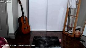 Beautiful teen feels pleasure masturbating solo on webcam for amateurs