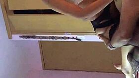 my latina girlfriend rides me cowgirl and takes a creampie while i record for someone who wants it