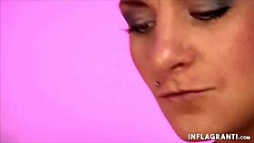 Facial, big ass MILF receives a footjob and ends up getting pleted