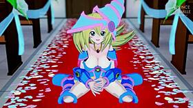 dark magician girl guides joi in yugioh