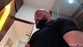 oh man, i got caught jerking off, but german bimbo barbie saved me with wild anal sex, couldn’t believe it!