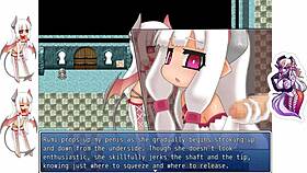 in the mgq paradox game, rumi engages in a threesome handjob with monsters