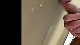 Masturbating monster cock for massive cumshot