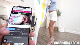 Teen POV blowjob with big ass