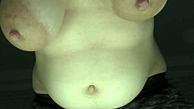 Bisexual Lesbian Milf Shakes Lactating Boobs For You To Suck Dry