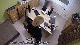 Loan4k milf coaxed creditor to have some fun for the sake of his money